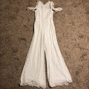 Off the shoulder jumpsuit